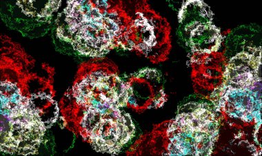 Abstract psychedelic background for your ad