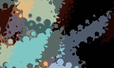 Creative abstract background with artistic pattern. Colorful and vibrant illustration
