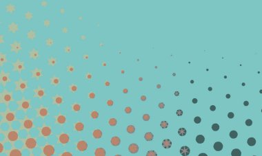 Creative abstract background with artistic pattern. Colorful and vibrant illustration