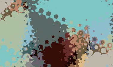Creative abstract background with artistic pattern. Colorful and vibrant illustration