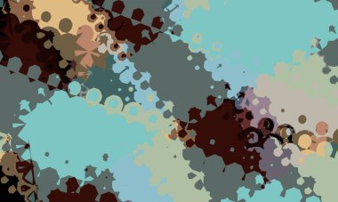 Creative abstract background with artistic pattern. Colorful and vibrant illustration