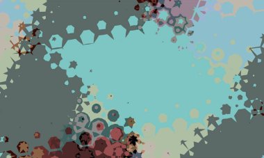 Creative abstract background with artistic pattern. Colorful and vibrant illustration