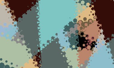 Creative abstract background with artistic pattern. Colorful and vibrant illustration