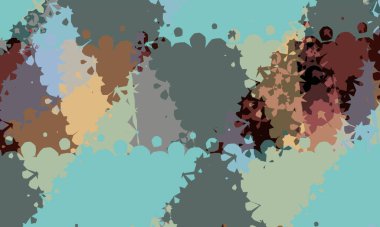 Creative abstract background with artistic pattern. Colorful and vibrant illustration