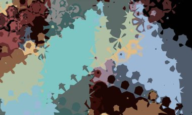 Creative abstract background with artistic pattern. Colorful and vibrant illustration