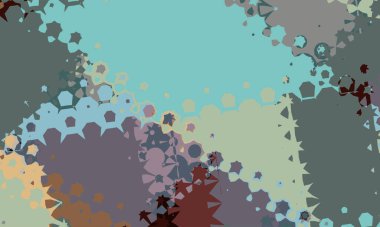Creative abstract background with artistic pattern. Colorful and vibrant illustration