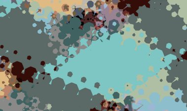 Creative abstract background with artistic pattern. Colorful and vibrant illustration