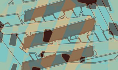 illustration of colorful decorative texture painting. Vibrant paint pattern backdrop