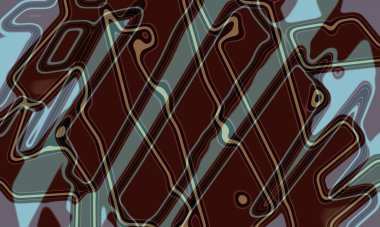 illustration of colorful decorative texture painting. Vibrant paint pattern backdrop