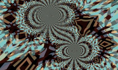 Abstract psychedelic background for your ad
