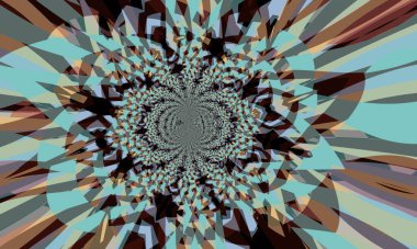 Abstract psychedelic background for your ad