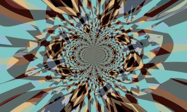 Abstract psychedelic background for your ad