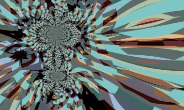Abstract psychedelic background for your ad
