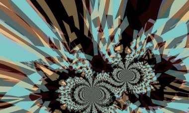 Abstract psychedelic background for your ad
