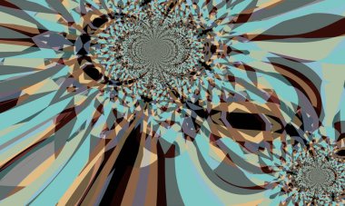 Creative abstract background with artistic pattern. Colorful and vibrant illustration