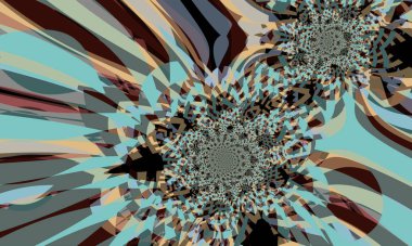 Creative abstract background with artistic pattern. Colorful and vibrant illustration