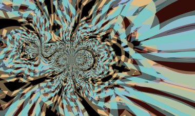 Creative abstract background with artistic pattern. Colorful and vibrant illustration