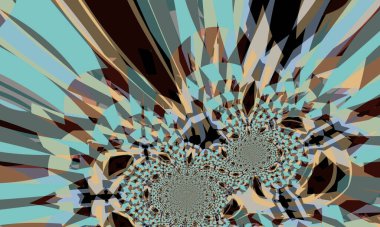 Creative abstract background with artistic pattern. Colorful and vibrant illustration