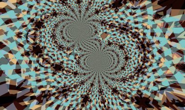 Creative abstract background with artistic pattern. Colorful and vibrant illustration