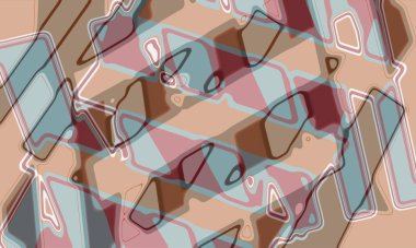 illustration of colorful decorative texture painting. Vibrant paint pattern backdrop