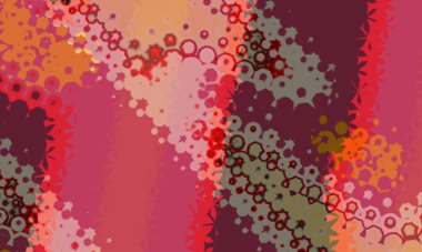 Creative abstract background with artistic pattern. Colorful and vibrant illustration