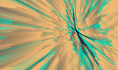 illustration of colorful background with creative shapes