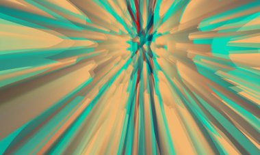 illustration of colorful background with creative shapes