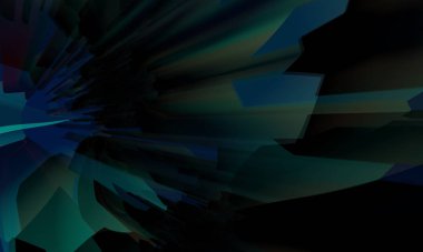 illustration of colorful background with creative shapes