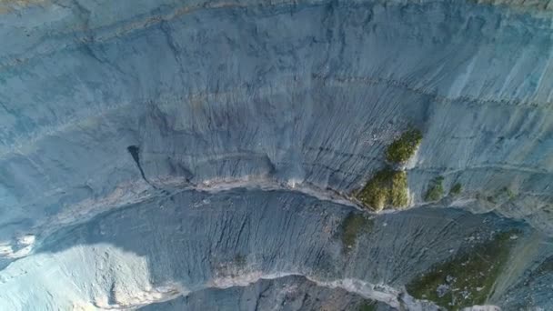 玛雅克山上陡峭的悬崖 达吉斯坦共和国 俄罗斯 — 图库视频影像