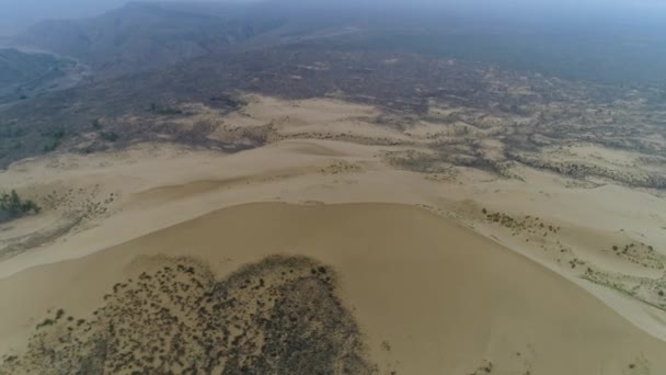 Die Höchste Sanddüne Europas Sary Kum Dagestan Russland — Stockvideo