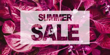 Yaz satış poster şablonu ile desen bırakır