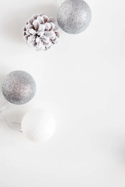 White Christmas background — Stock Photo, Image