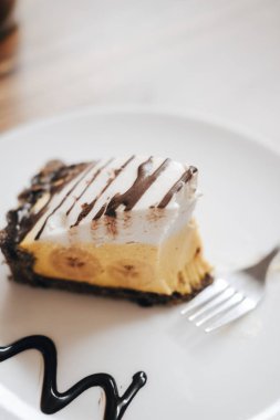 Çiğ vegan pasta, banoffee pasta