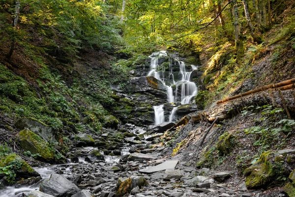 Waterfall Shypit.Cascade. — Stock Photo, Image