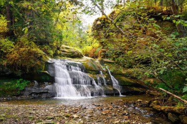 Şelale Ternoshorsky Huk Snidavka içinde. Karpat Dağları, IV