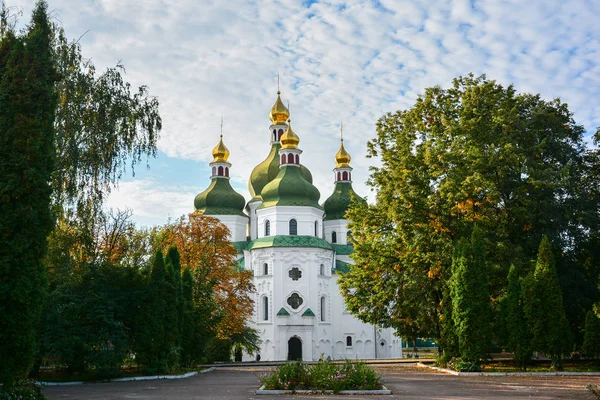 Catedral de San Nicolás (Mykolaivskyi Sobor) en Nizhyn, Chernihiv — Foto de Stock