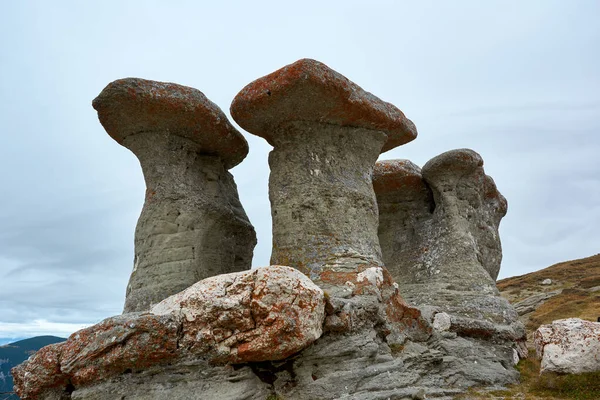 Monumento Natural Babele Piedra Parque Natural Bucegi Rumania Megalitos Cima — Foto de Stock