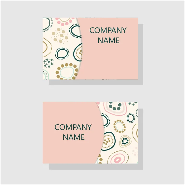 Vector vintage business cards. — Stock Vector