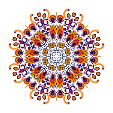 Ajur vektör mandala