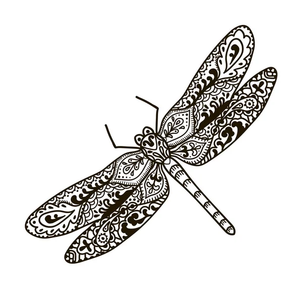 Elle çizilmiş doodle böcek.