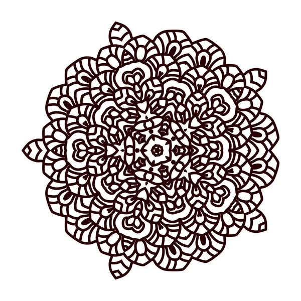 Bohemian Indian Mandala print. — Stock Vector