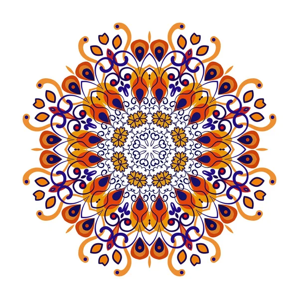 Mandala vector calado — Vector de stock