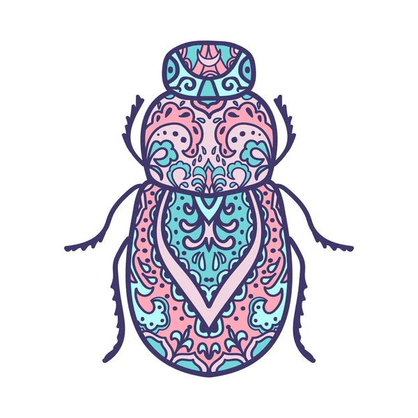 Elle çizilmiş doodle böcek.