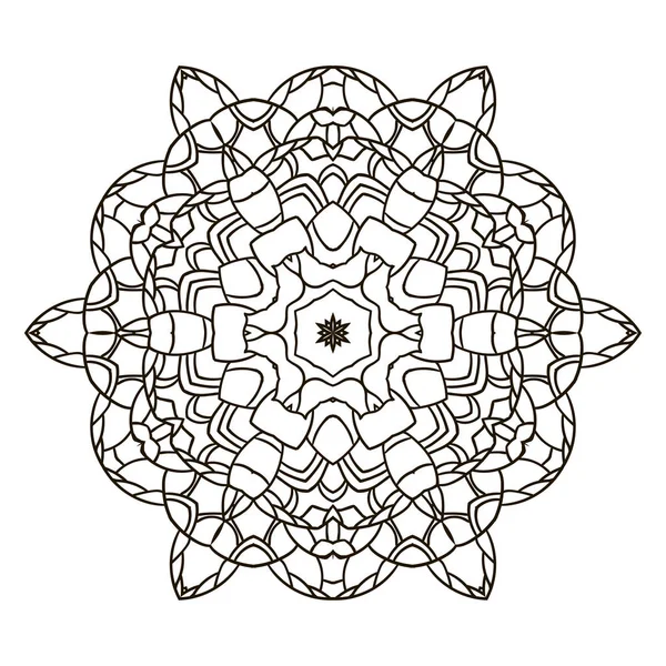 Libro para colorear Mandala . — Vector de stock