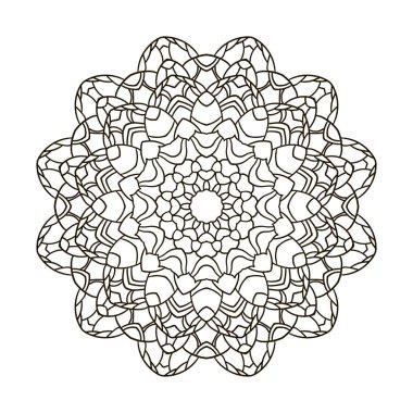 Boyama kitabı Mandala.