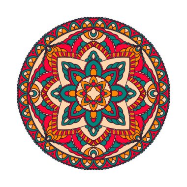 Mandala. Etnik dekoratif öğe.