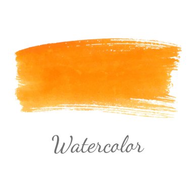 Arka plan boyalı soyut suluboya fırça darbeleri.