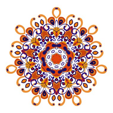 Ajur vektör mandala