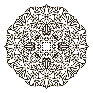 Mandala. Etnik dekoratif öğe.