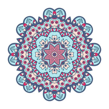Mandala. Etnik dekoratif öğe.
